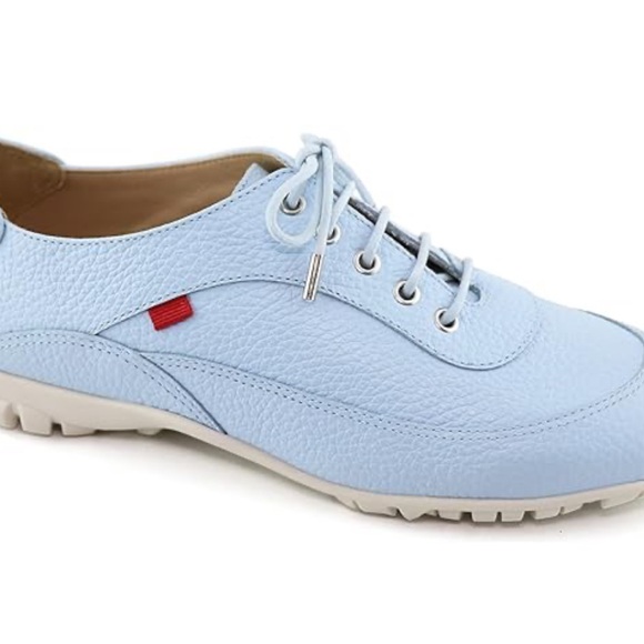 Sky Blue Leather Women's Sneakers! NEW! - Picture 3 of 7